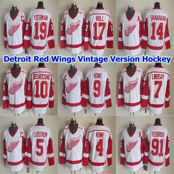 detroit red wings vintage version hockey jersey 24 chris chelios 91 sergei fedorov 9 gordie howe 19 steve yzerman 5 nicklas lidstrom stitche, Black;red
detroit red wings vintage version hockey jersey 24 chris chelios 91 sergei fedorov 9 gordie howe 19 steve yzerman 5 nicklas lidstrom stitche, Black;red