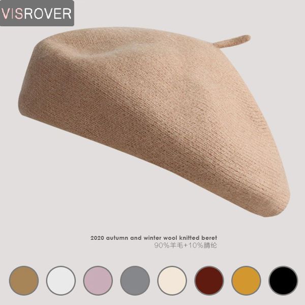 berets visrover 12 colorways winter woman wool beret solid hat for autumn women boina gift wholesales, Blue;gray
berets visrover 12 colorways winter woman wool beret solid hat for autumn women boina gift wholesales, Blue;gray