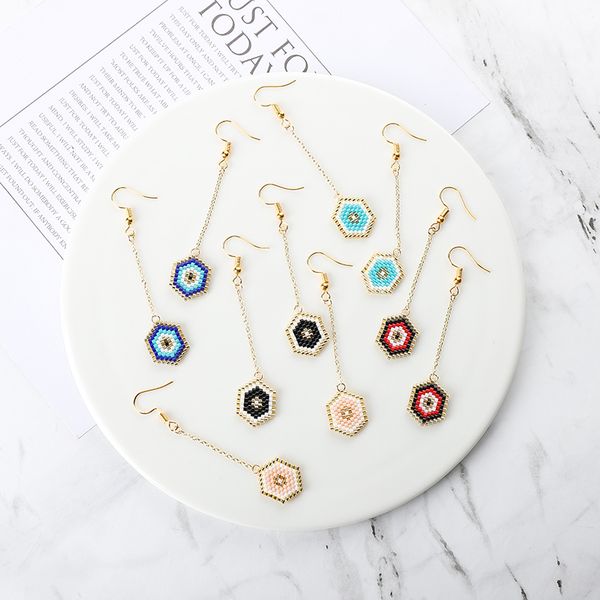 dangle & chandelier g.ycx vintage turkish black blue eye drop earrings femme oorbellen personality miyuki earring fashion women party jewelr, Silver
dangle & chandelier g.ycx vintage turkish black blue eye drop earrings femme oorbellen personality miyuki earring fashion women party jewelr, Silver