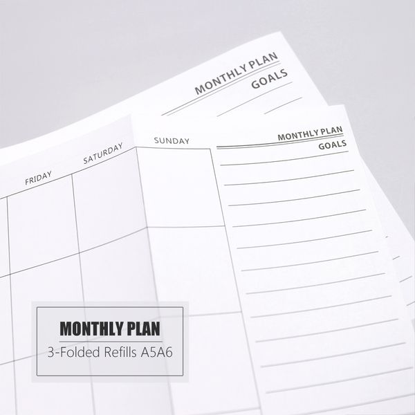 notepads mypretties basic monthly planner refill papers a5 a6 three fold filler for 6 hole binder organizer notebook, Purple;pink
notepads mypretties basic monthly planner refill papers a5 a6 three fold filler for 6 hole binder organizer notebook, Purple;pink
