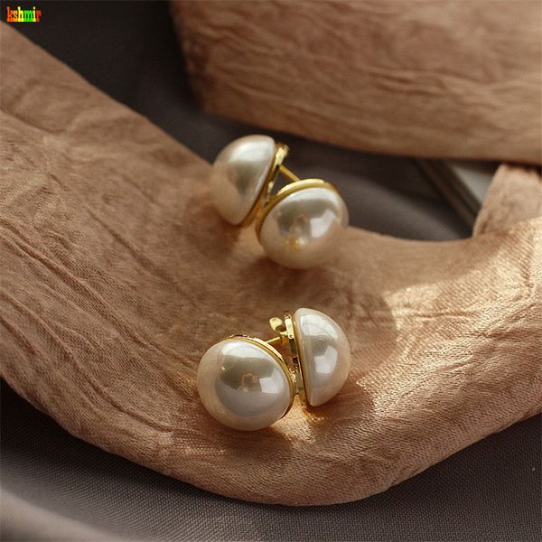 kshmir double female pearl earrings layers of delicate little pearl earrings ring bohemian women clip-on, Golden;silver
kshmir double female pearl earrings layers of delicate little pearl earrings ring bohemian women clip-on, Golden;silver