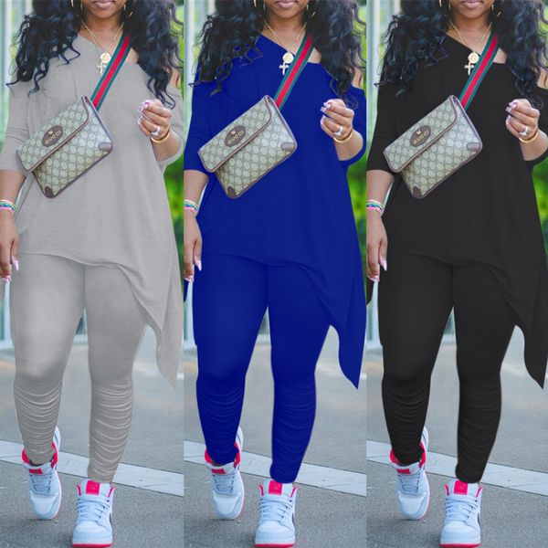 женщины повседневная tracksuit 2020 мода наклонные плеча нерегулярное плиссированные брюки двухсекционный набор ночной клуб одежда j87, Gray
женщины повседневная tracksuit 2020 мода наклонные плеча нерегулярное плиссированные брюки двухсекционный набор ночной клуб одежда j87, Gray