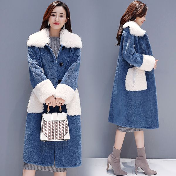 faux fur coat 2020 long fur collar winter coats women loose overcoat luxury thick warm oversize female plush jacket 3xl, Black
faux fur coat 2020 long fur collar winter coats women loose overcoat luxury thick warm oversize female plush jacket 3xl, Black