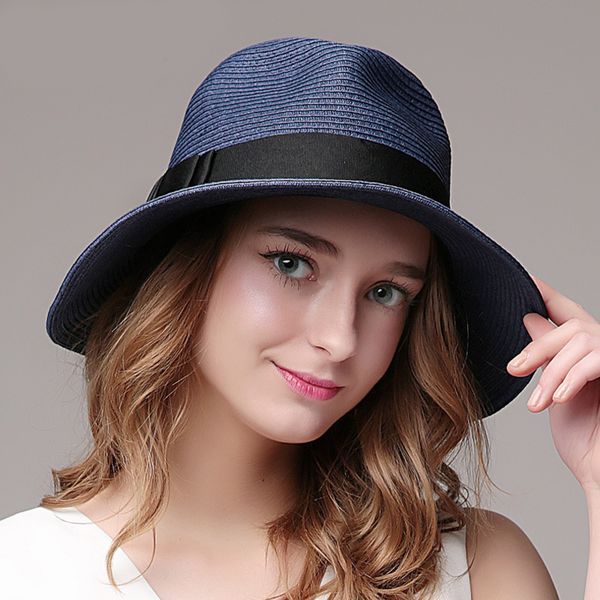 wide brim hats sedancasesa brand 2021 fashion ladies womens casual straw summer beach hat wholesale elegant capeline sw027001, Blue;gray
wide brim hats sedancasesa brand 2021 fashion ladies womens casual straw summer beach hat wholesale elegant capeline sw027001, Blue;gray