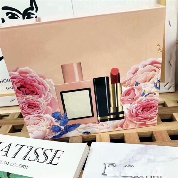 new arrivals lipstick and perfume three piece set cosmetic kit with gift box
new arrivals lipstick and perfume three piece set cosmetic kit with gift box