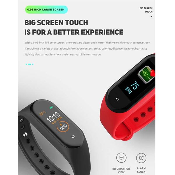 slimy m4 smart watch health heart rate blood pressure monitor sports smartwatch fitness tracker smart bracelet pk m3 id115 y5
slimy m4 smart watch health heart rate blood pressure monitor sports smartwatch fitness tracker smart bracelet pk m3 id115 y5