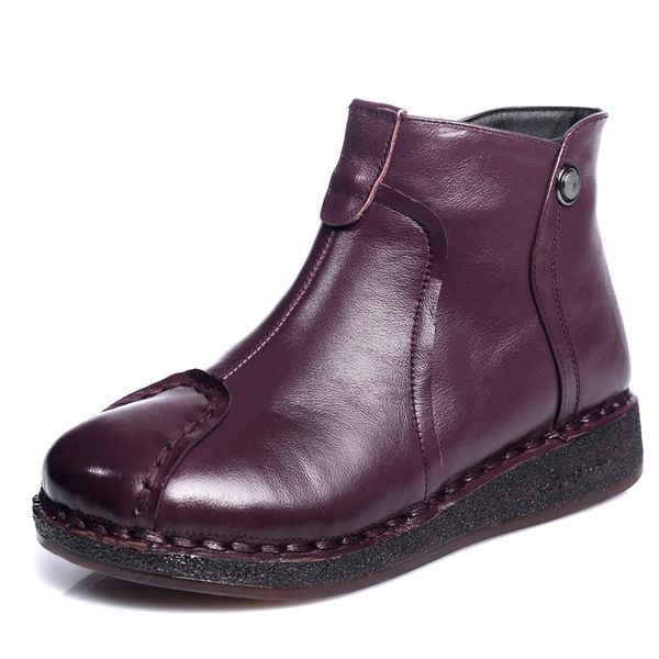 boots 2021 genuine leather plush keep warm winter women snow flats comfort soft sole non-slip ankle, Black
boots 2021 genuine leather plush keep warm winter women snow flats comfort soft sole non-slip ankle, Black