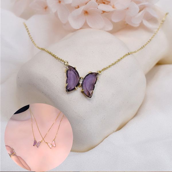 jian trendy butterfly necklace for women long clavicle chain pendant stylish gold choker jewelry birthday gift for girlfriend, Silver
jian trendy butterfly necklace for women long clavicle chain pendant stylish gold choker jewelry birthday gift for girlfriend, Silver