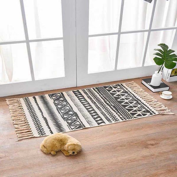 60x90cm cotton woven tassels welcome door rug non-slip bathroom foot pad prayer mat women manta
60x90cm cotton woven tassels welcome door rug non-slip bathroom foot pad prayer mat women manta