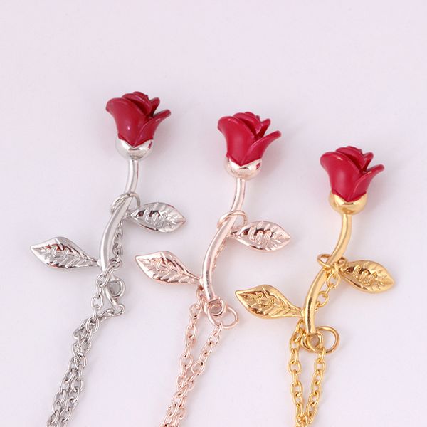 beautifully designed rose bracelet jewelry simple charm women's red rose alloy bracelet jewelry birthday gift 2020, Black
beautifully designed rose bracelet jewelry simple charm women's red rose alloy bracelet jewelry birthday gift 2020, Black