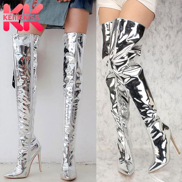 kemekiss plus size 30-48 over-the-knee boot winter warm plush shoes woman quality new fashion thin high heels zip up boots, Black
kemekiss plus size 30-48 over-the-knee boot winter warm plush shoes woman quality new fashion thin high heels zip up boots, Black