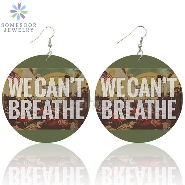 dangle & chandelier somesoor we can't breathe arts printing wooden drop earrings black live matters resist pattern big pendant loops fo, Silver
dangle & chandelier somesoor we can't breathe arts printing wooden drop earrings black live matters resist pattern big pendant loops fo, Silver
