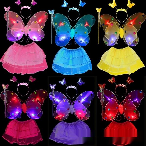 new double-layer of 4luminous four-piece set luminous butterfly wings four-piece set children's day angel wings back performance props
new double-layer of 4luminous four-piece set luminous butterfly wings four-piece set children's day angel wings back performance props
