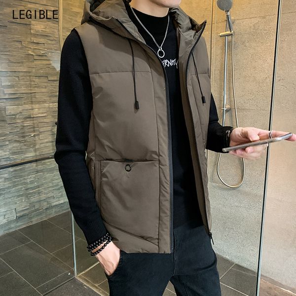 legible vest men 2020 new autumn winter warm sleeveless jacket waistcoat men's vest fashion casual coats mens, Black;white
legible vest men 2020 new autumn winter warm sleeveless jacket waistcoat men's vest fashion casual coats mens, Black;white