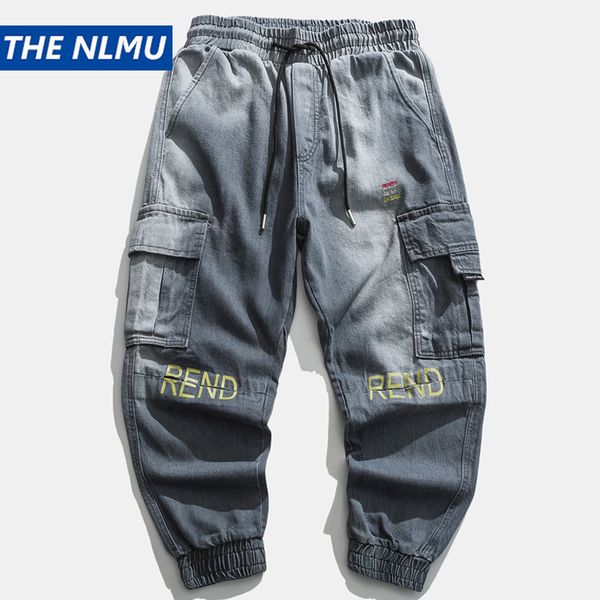 vintage cargo denim pants jeans men streetwear harajuku jogger trousers 2020 hip hop elastic waist denim pant wy302, Blue
vintage cargo denim pants jeans men streetwear harajuku jogger trousers 2020 hip hop elastic waist denim pant wy302, Blue