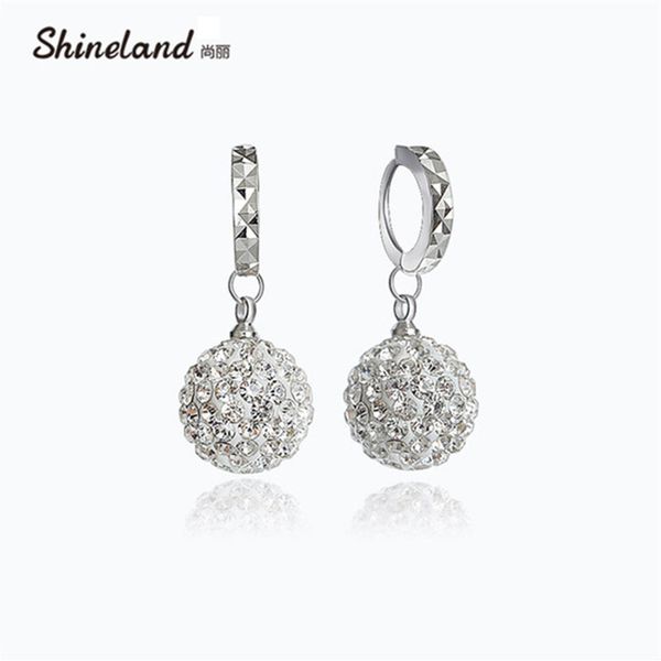 shineland brand fashion earrings 2020 piercing bijoux micro disco ball earring clay cz crystal earrings for women brincos, Silver
shineland brand fashion earrings 2020 piercing bijoux micro disco ball earring clay cz crystal earrings for women brincos, Silver
