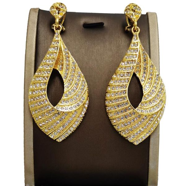 rhinestone earrings for women long drop earrings female elegant jewelry for banquet party, Silver 
rhinestone earrings for women long drop earrings female elegant jewelry for banquet party, Silver