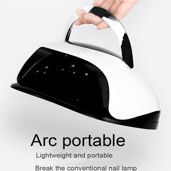 new portable 120w ptherapy machine led baking lamp nail dryer uv nail lamp