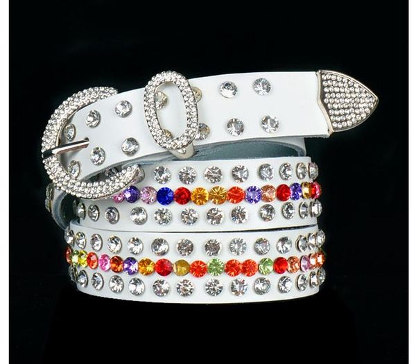 western colourful rhinestone leather round rhinestone pin buckle thin women belt fashion jeans sknny women belt, Black;brown
western colourful rhinestone leather round rhinestone pin buckle thin women belt fashion jeans sknny women belt, Black;brown