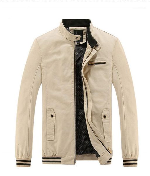 zipper long sleeves mens coat casual stand collar outerwear male clothing designer solid color mens jackets fashion, Black;brown
zipper long sleeves mens coat casual stand collar outerwear male clothing designer solid color mens jackets fashion, Black;brown