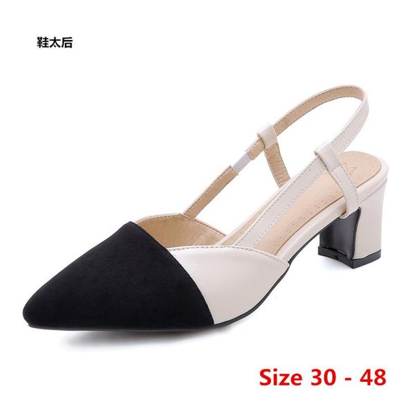 pumps low high heels sandals women's stiletto party wedding low heel shoes slingbacks woman small big size 30 -48, Black
pumps low high heels sandals women's stiletto party wedding low heel shoes slingbacks woman small big size 30 -48, Black