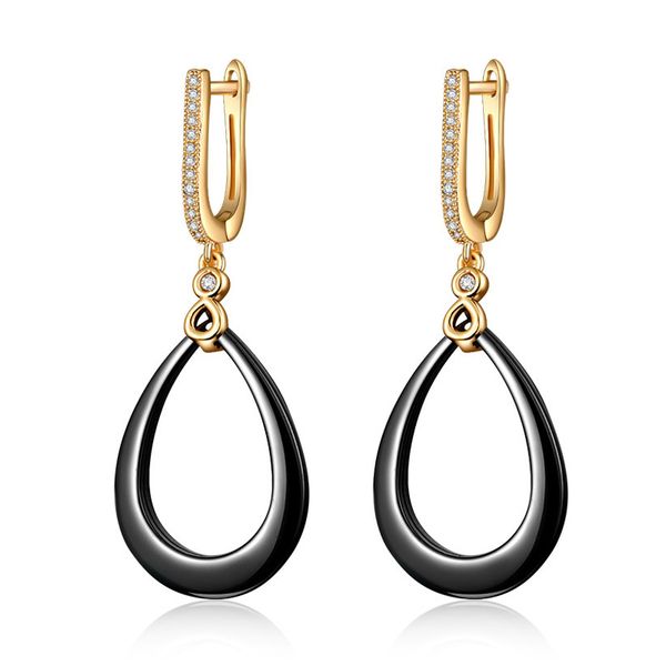 dangle & chandelier trendy water drop black white ceramic earrings zirconia cz gem stone gold silver color hanging danle for women jewelry
dangle & chandelier trendy water drop black white ceramic earrings zirconia cz gem stone gold silver color hanging danle for women jewelry