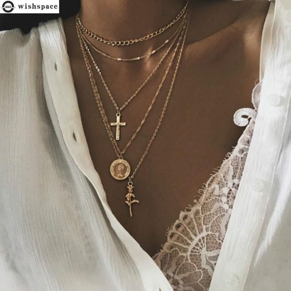 chains the trend of fashion and personality across multilayer composite female pendant necklace jewelry accessories wholesale, Silver
chains the trend of fashion and personality across multilayer composite female pendant necklace jewelry accessories wholesale, Silver