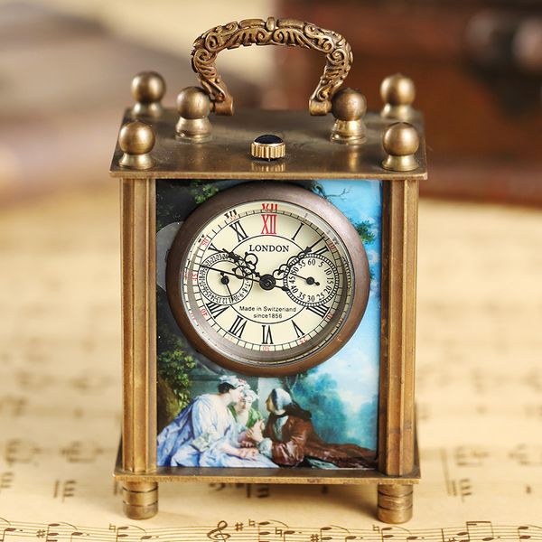 unique painting mechanical watch bracket clock vintage antique art oil painting square retro bronze home decoration watch clock t200502, Slivery;golden
unique painting mechanical watch bracket clock vintage antique art oil painting square retro bronze home decoration watch clock t200502, Slivery;golden