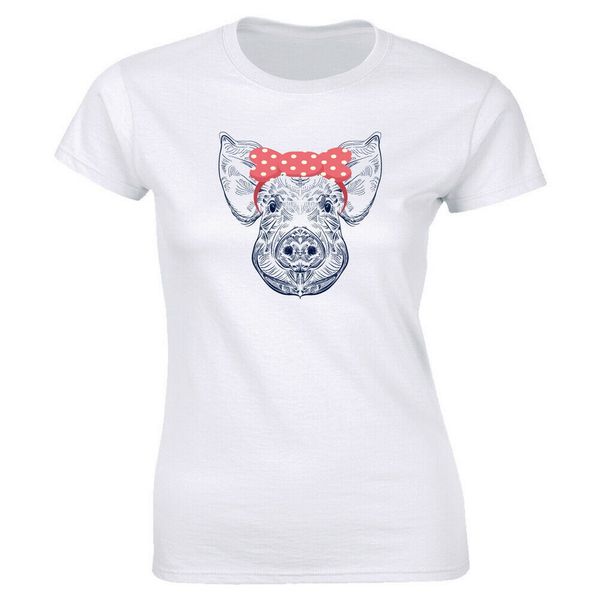 cute pig with red polka dot ribbon t-shirt for women funny cute tee loose fit tee shirt
cute pig with red polka dot ribbon t-shirt for women funny cute tee loose fit tee shirt