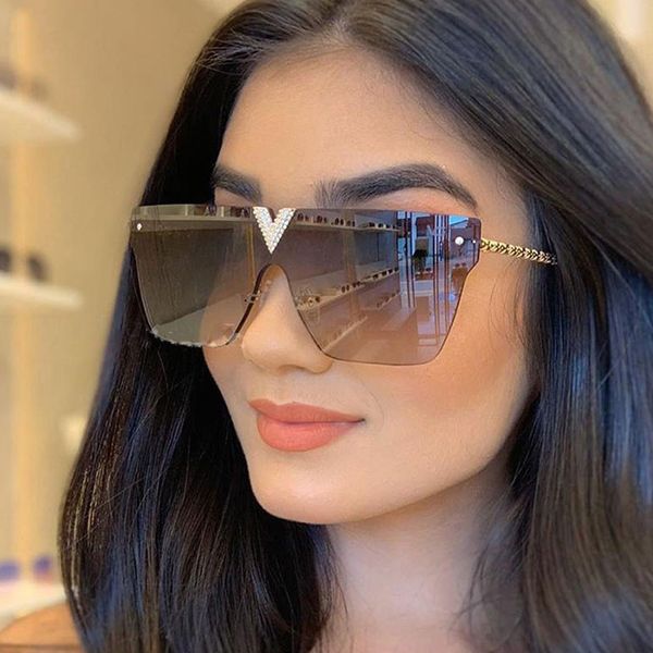 oversized sunglasses for women gradient metal frame fashion brown sunglasses female ladies eyewear, White;black
oversized sunglasses for women gradient metal frame fashion brown sunglasses female ladies eyewear, White;black