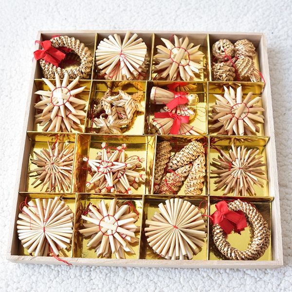 environmental creative wheat straw woven christmas pendant exquisite boxed hand-woven wheat straw crafts rattan ring pendant ornament hangin
environmental creative wheat straw woven christmas pendant exquisite boxed hand-woven wheat straw crafts rattan ring pendant ornament hangin