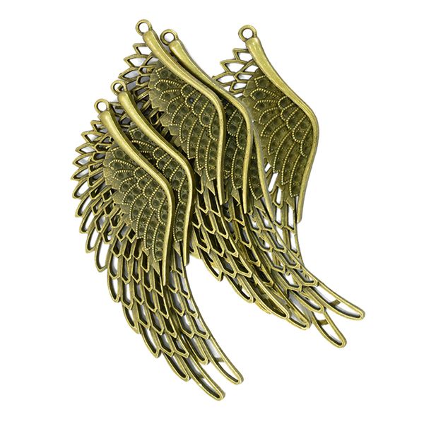 6 pieces antique bronze angel wings pendant necklace angel wing pendant jewelry, Black
6 pieces antique bronze angel wings pendant necklace angel wing pendant jewelry, Black