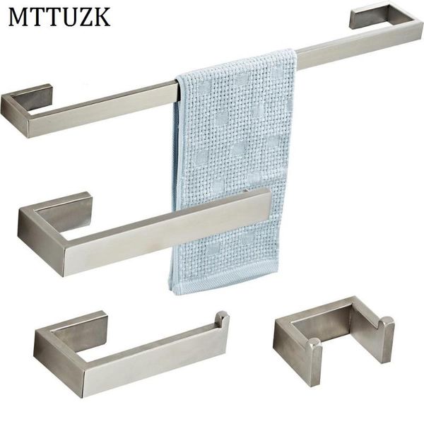 mttuzk 304 stainless steel brushed set towel bar robe hook paper holder wall mounted bath hardware sets bathroom accessories
mttuzk 304 stainless steel brushed set towel bar robe hook paper holder wall mounted bath hardware sets bathroom accessories