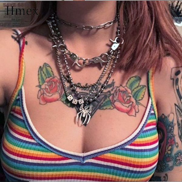chokers 100% handmade silver color chain necklace women punk gothic men heavy duty choker metal collar cadena jewelry gifts, Golden;silver
chokers 100% handmade silver color chain necklace women punk gothic men heavy duty choker metal collar cadena jewelry gifts, Golden;silver