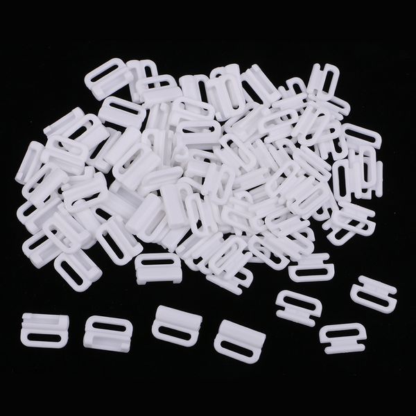 50 pieces plastic lingerie bra strap sliders adjuster hook clips for corset garter bikini, Black
50 pieces plastic lingerie bra strap sliders adjuster hook clips for corset garter bikini, Black
