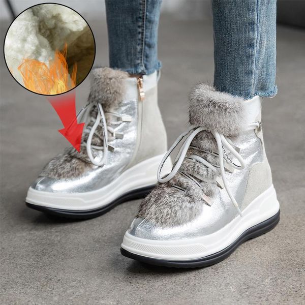 plus size 34-43 fur boots women shoes winter new genuine leather boots women casual wool snow, Black
plus size 34-43 fur boots women shoes winter new genuine leather boots women casual wool snow, Black
