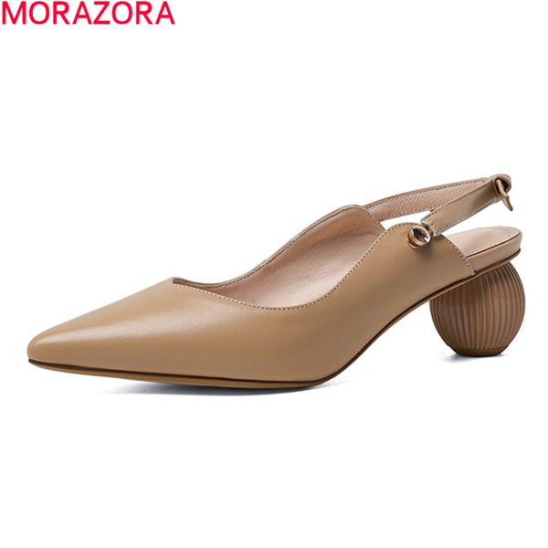 dress shoes morazora brand fashion women pumps genuine leather summer office high heels pointed toe simple ladies, Black
dress shoes morazora brand fashion women pumps genuine leather summer office high heels pointed toe simple ladies, Black