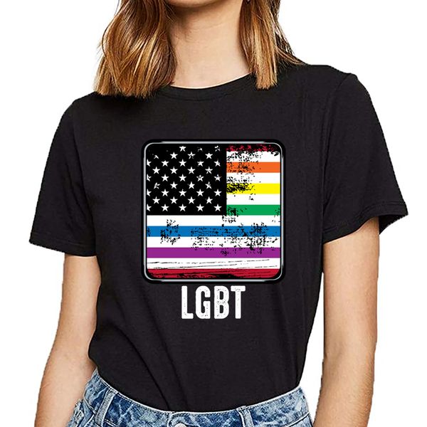 топы t shirt женщины lgbt американского флага радуга подарок o-образный вырез в стиле ретро печати женского tshirt
топы t shirt женщины lgbt американского флага радуга подарок o-образный вырез в стиле ретро печати женского tshirt