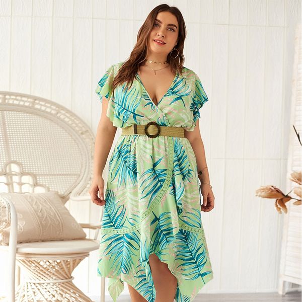 design large size women's clothing dress skirt beach skirtfat mm large size dress summer 2019 new v-neck beach skirt qvoai, Black;gray
design large size women's clothing dress skirt beach skirtfat mm large size dress summer 2019 new v-neck beach skirt qvoai, Black;gray