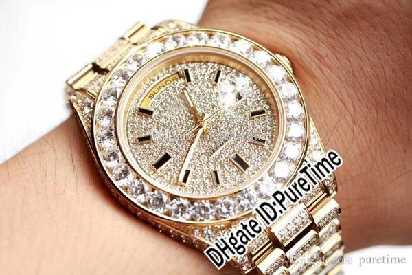 new twf 18k yellow gold all diamond dial stick markers automatic mens watch diamond ss bracelet super edition puretime ad02f6, Slivery;brown
new twf 18k yellow gold all diamond dial stick markers automatic mens watch diamond ss bracelet super edition puretime ad02f6, Slivery;brown