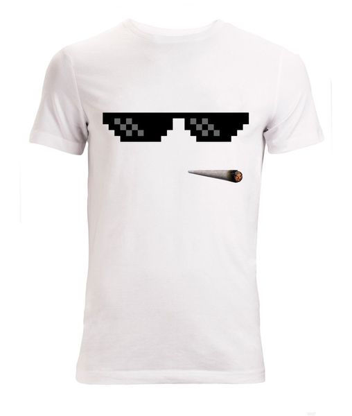 2019 new summer men fashion thug life glasses and joint men's (woman's available) t shirt white tee shirt
2019 new summer men fashion thug life glasses and joint men's (woman's available) t shirt white tee shirt