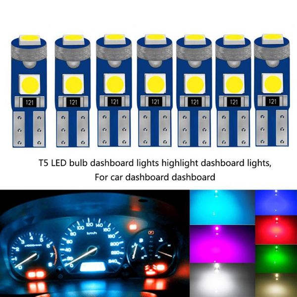 10pcs/set t5 led bulb led canbus car interior lights dashboard warming indicator wedge auto instrument lamp bulb 7 colors
10pcs/set t5 led bulb led canbus car interior lights dashboard warming indicator wedge auto instrument lamp bulb 7 colors
