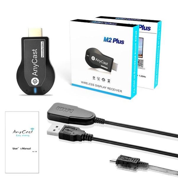 anycast m2 plus mini wi-fi display dongle receiver 1080p airmirror dlna airplay miracast easy sharing hdmi port for hdtv smart phone
anycast m2 plus mini wi-fi display dongle receiver 1080p airmirror dlna airplay miracast easy sharing hdmi port for hdtv smart phone