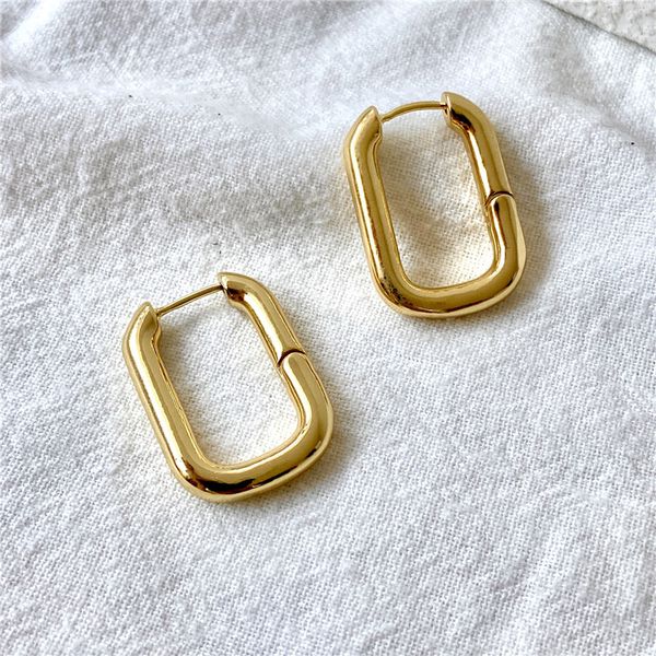 hoop & huggie punk gold color chic o shaped earrings brass metal irregular geometric for women chunky hoops jewelry, Golden;silver
hoop & huggie punk gold color chic o shaped earrings brass metal irregular geometric for women chunky hoops jewelry, Golden;silver