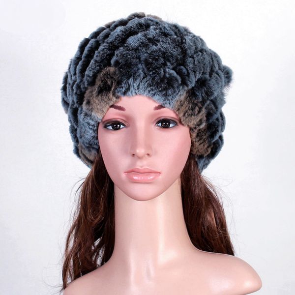 urmall handmade russian women's real rex fur skullies beanies hats female winter warm fur caps headgear lf4055, Blue;gray
urmall handmade russian women's real rex fur skullies beanies hats female winter warm fur caps headgear lf4055, Blue;gray
