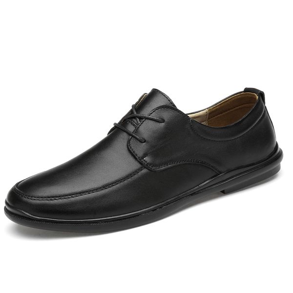fashion men genuine leather shoes lace up flats male casual shoes black brown size 37-46 business leather flats *t11955
fashion men genuine leather shoes lace up flats male casual shoes black brown size 37-46 business leather flats *t11955