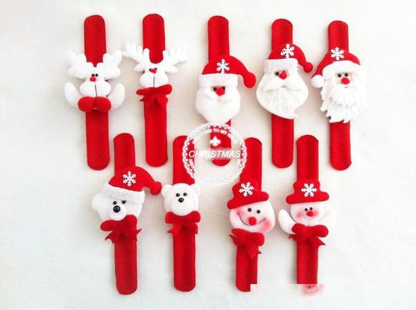 christmas gift xmas santa claus snowman toy slap pat circle bracelet wristhand christmas tree decoration ornament dhl shipping
christmas gift xmas santa claus snowman toy slap pat circle bracelet wristhand christmas tree decoration ornament dhl shipping