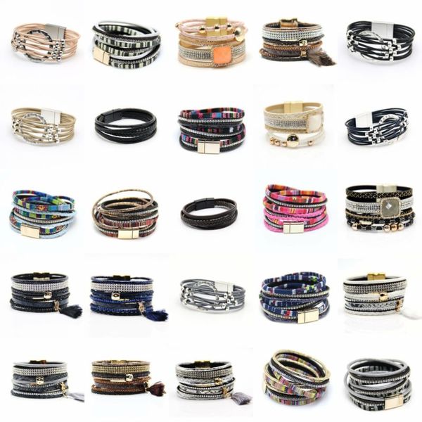 men hand-woven multi-layer creative new folk retro leather rope bracelet style jewelry tibetan lbracelet style simple leather, Black
men hand-woven multi-layer creative new folk retro leather rope bracelet style jewelry tibetan lbracelet style simple leather, Black