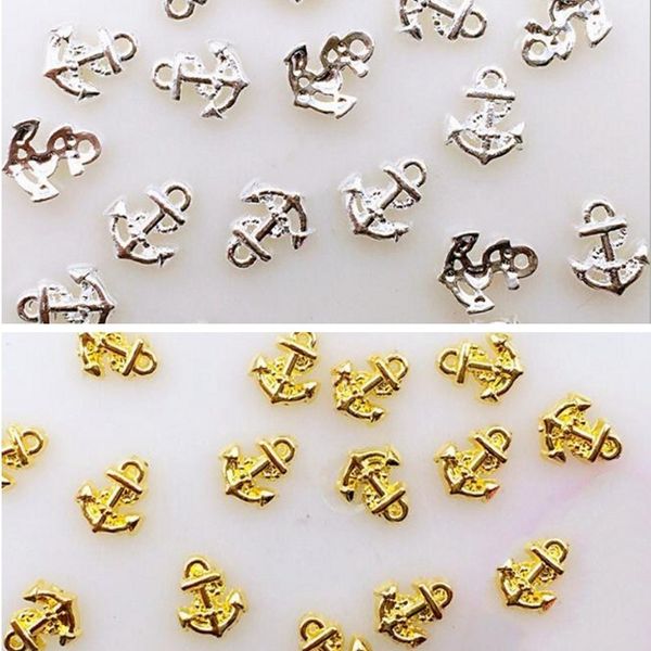 nail art decorations 20pcs/lot silver & golden alloy glitter 3d anchor charms jewelry for diy | cellphone 6*9mm, Silver;gold
nail art decorations 20pcs/lot silver & golden alloy glitter 3d anchor charms jewelry for diy | cellphone 6*9mm, Silver;gold