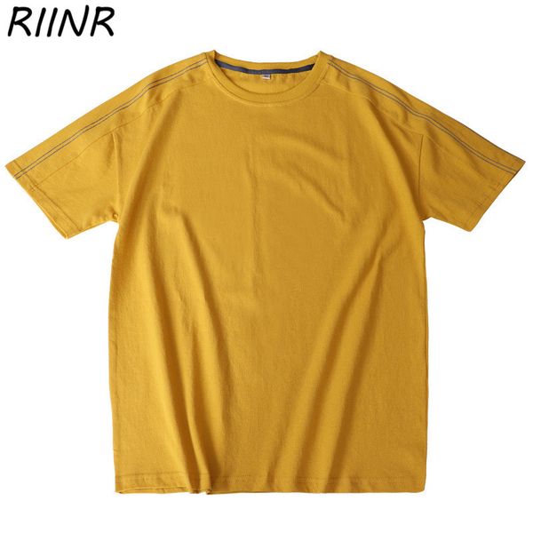 riinr men's summer 2020 new contrasting lines round neck short sleeve t-shirt men's loose cotton simple solid color m-3xl
riinr men's summer 2020 new contrasting lines round neck short sleeve t-shirt men's loose cotton simple solid color m-3xl